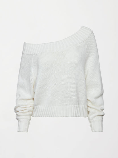 Carbon38 | Slouchy Knit Sweater - Off White