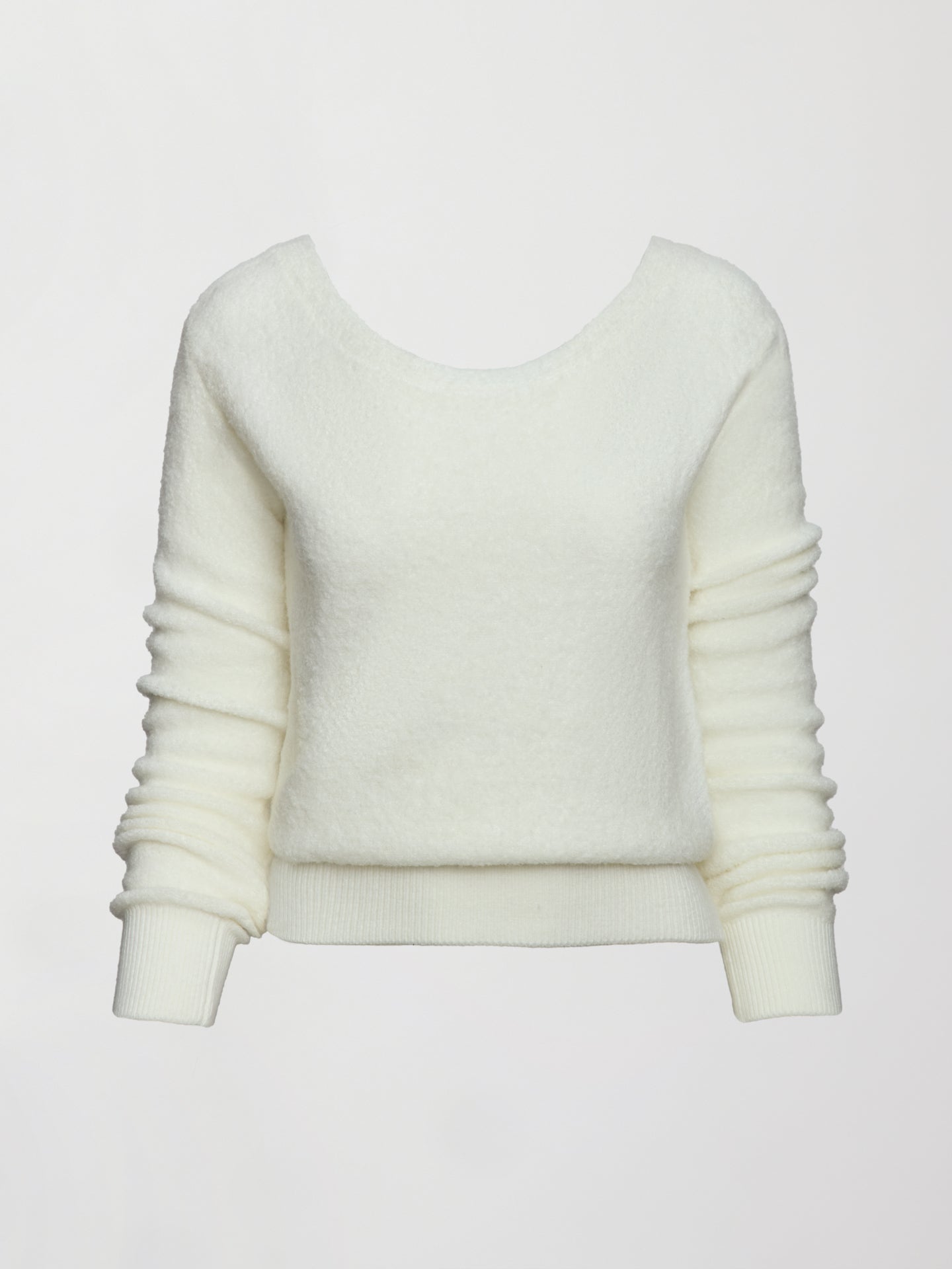 Carbon38 | Reversible Boucle Sweater - Off White