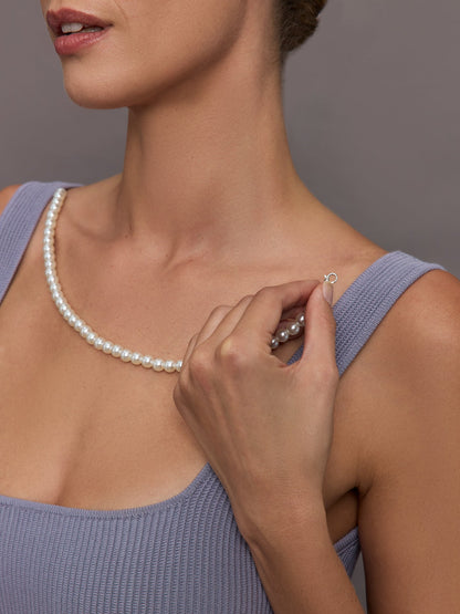 Carbon38 | Pearl Necklace Sweater Tank - Lavender Grey