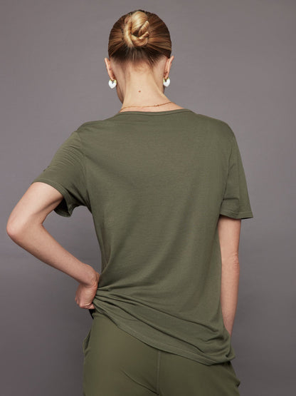 Carbon38 | Short Sleeve Pocket Tee - Olive