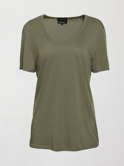 Carbon38 | Short Sleeve Pocket Tee - Olive