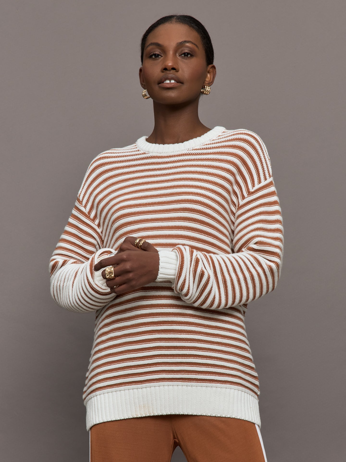 Carbon38 | Boo Knit Jumper - Stripe