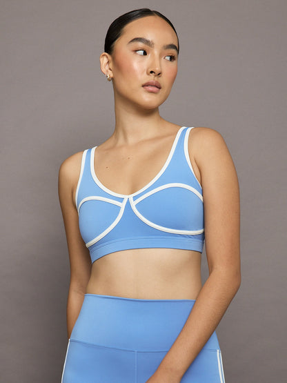 Carbon38 | Olympia Top - Alps Blue