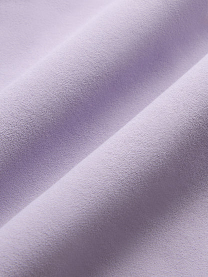 Carbon38 | Mock Neck Corset Zip Top in Melt - Lavender Grey