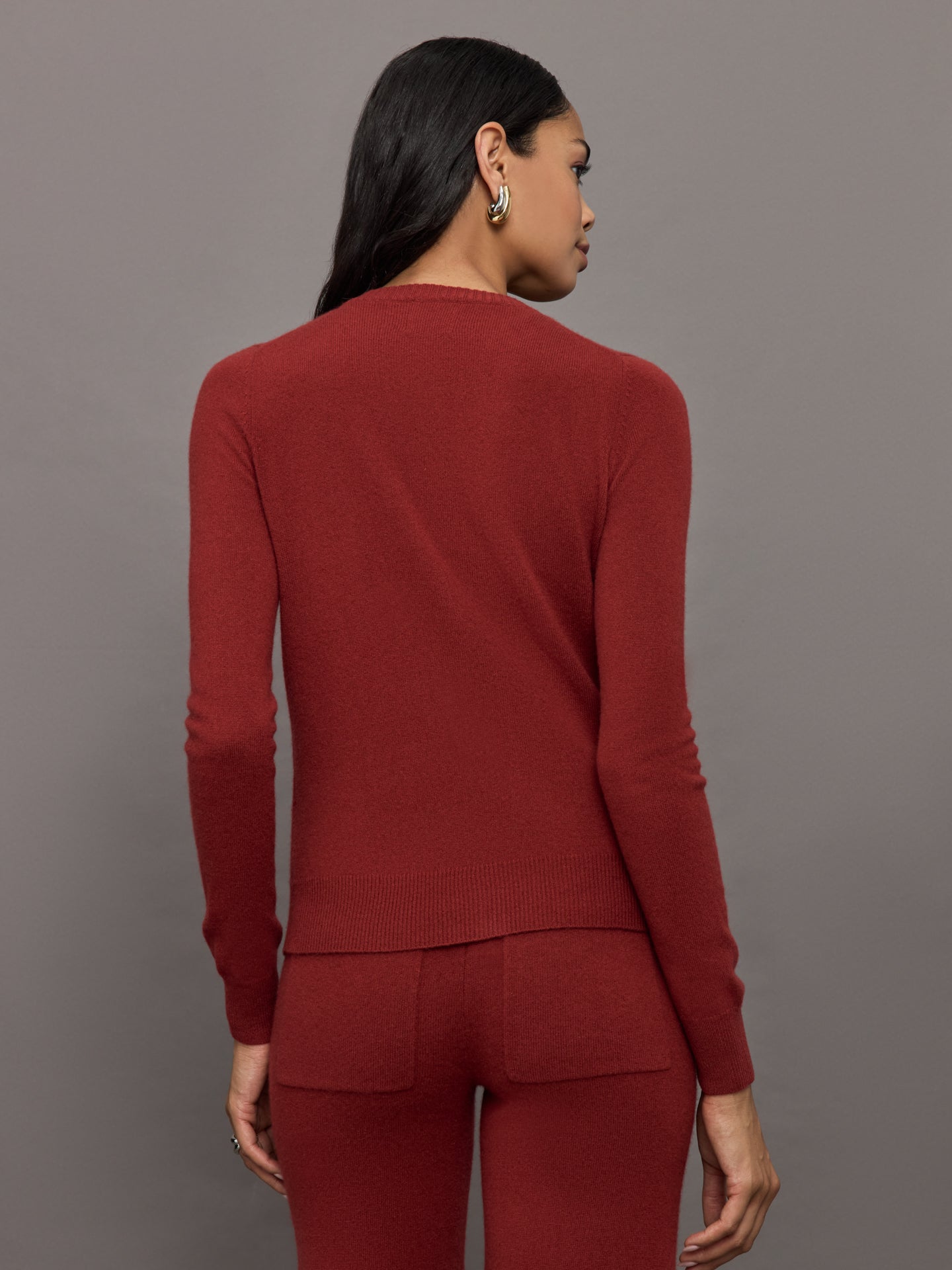 Carbon38 | Monroe Cashmere Cardigan - Burgundy