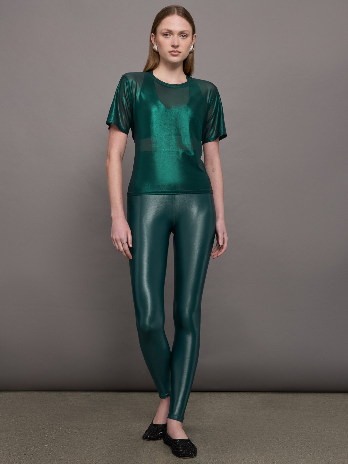 Carbon38 | Liquid Mesh Tee Shirt - Ponderosa Pine