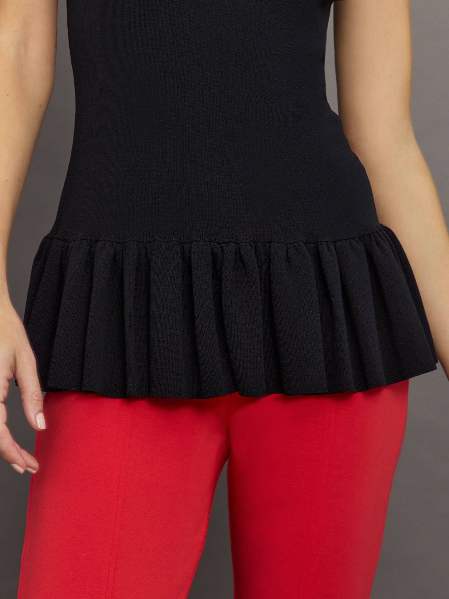 Carbon38 | Jean Knit Top - Black