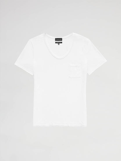 Carbon38 | Short Sleeve Pocket Tee - White