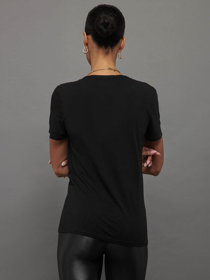 Carbon38 | Short Sleeve Pocket Tee - Black
