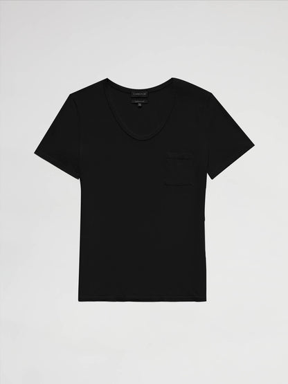 Carbon38 | Short Sleeve Pocket Tee - Black