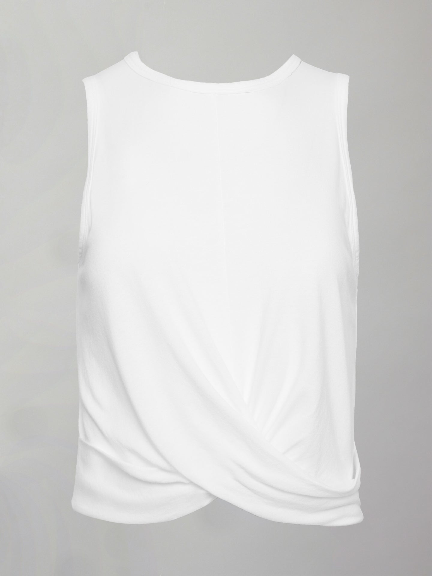 Carbon38 | Front Twist Tank - White