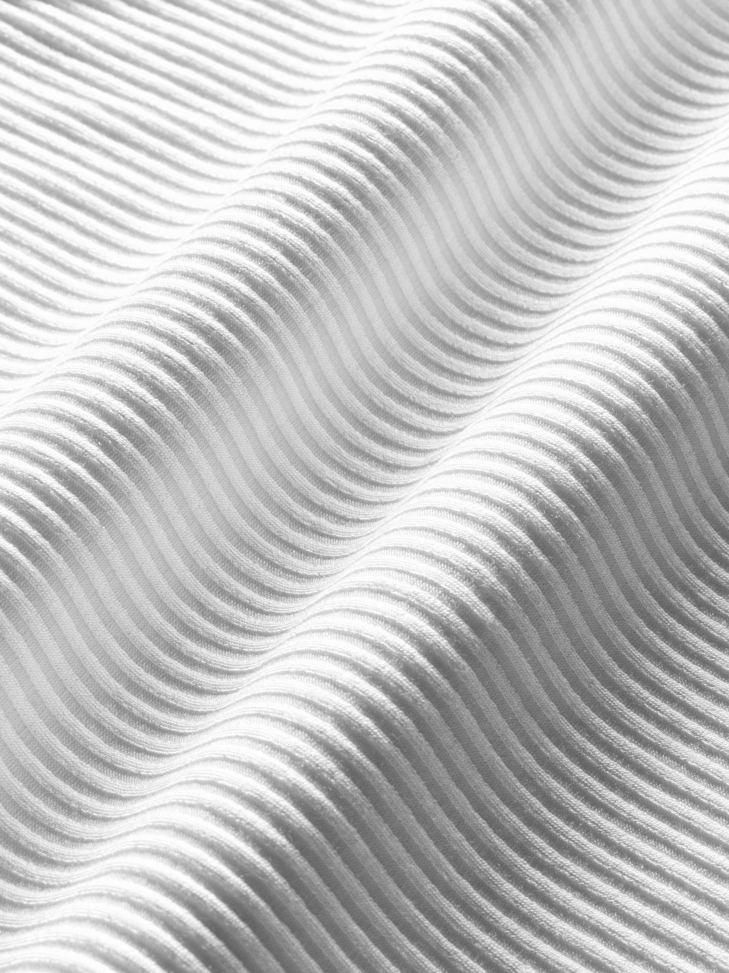 Carbon38 | Long Sleeve Wrap Top in Ribbed Jersey - White