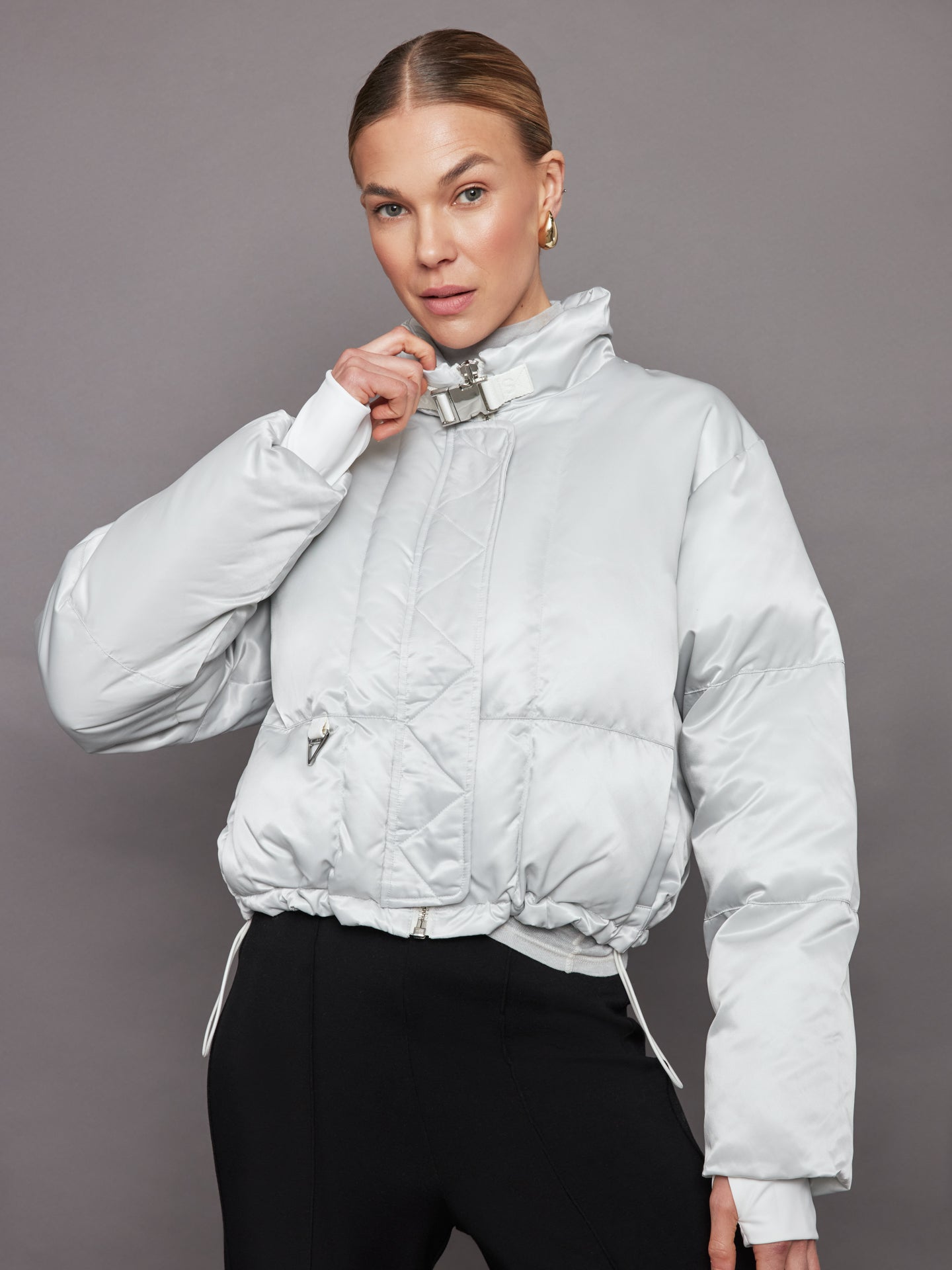 Carbon38 | Hallie Puffer - Ice Grey