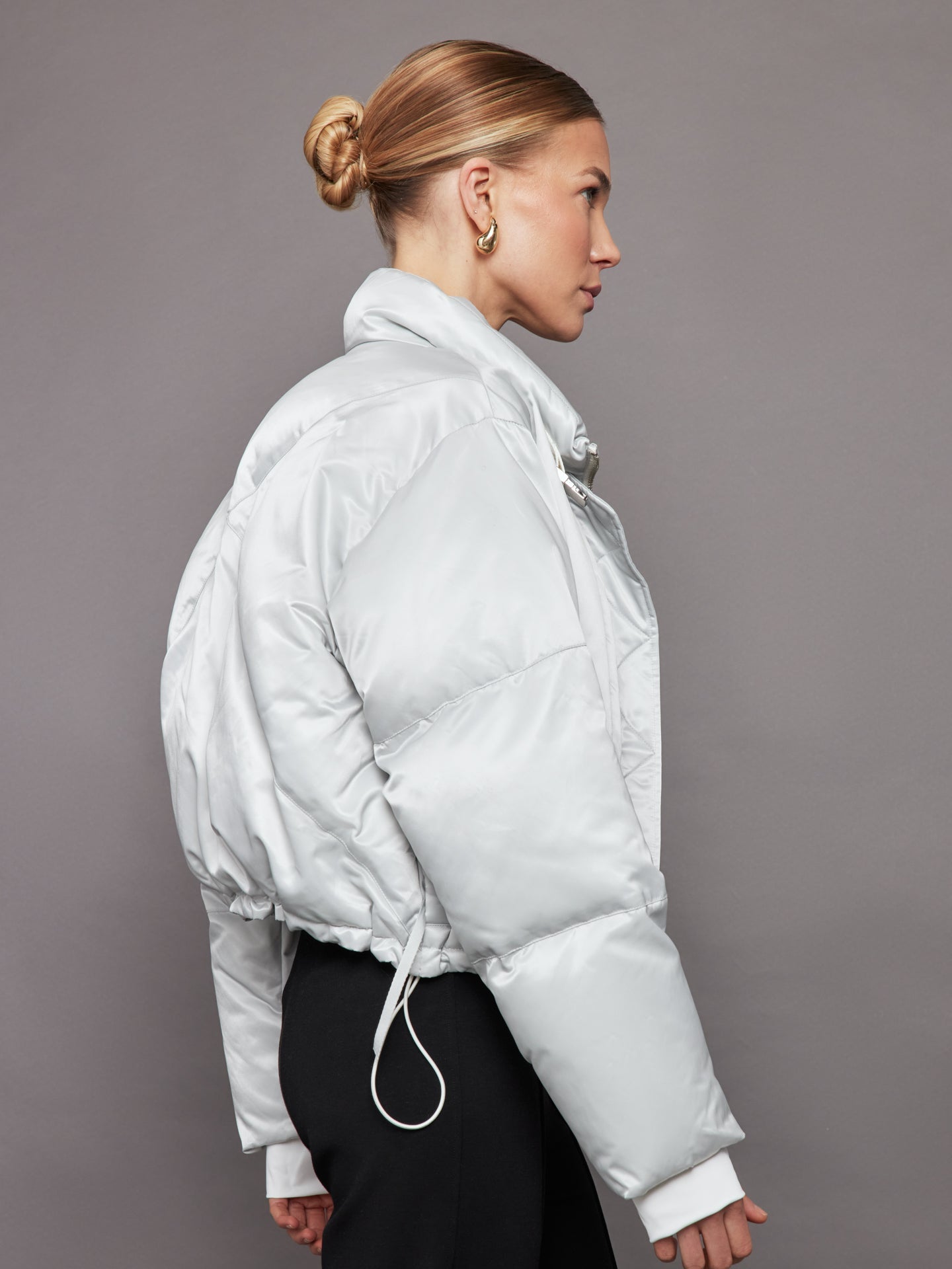 Carbon38 | Hallie Puffer - Ice Grey