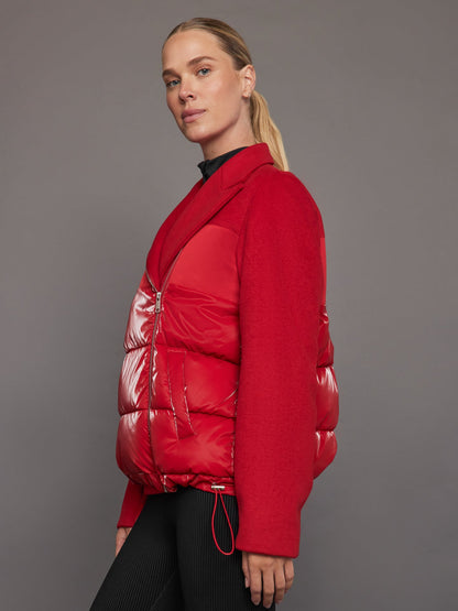 Carbon38 | Blazer Puffer - Haute Red