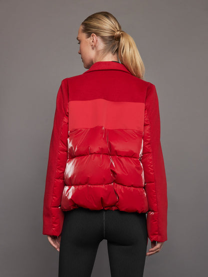 Carbon38 | Blazer Puffer - Haute Red