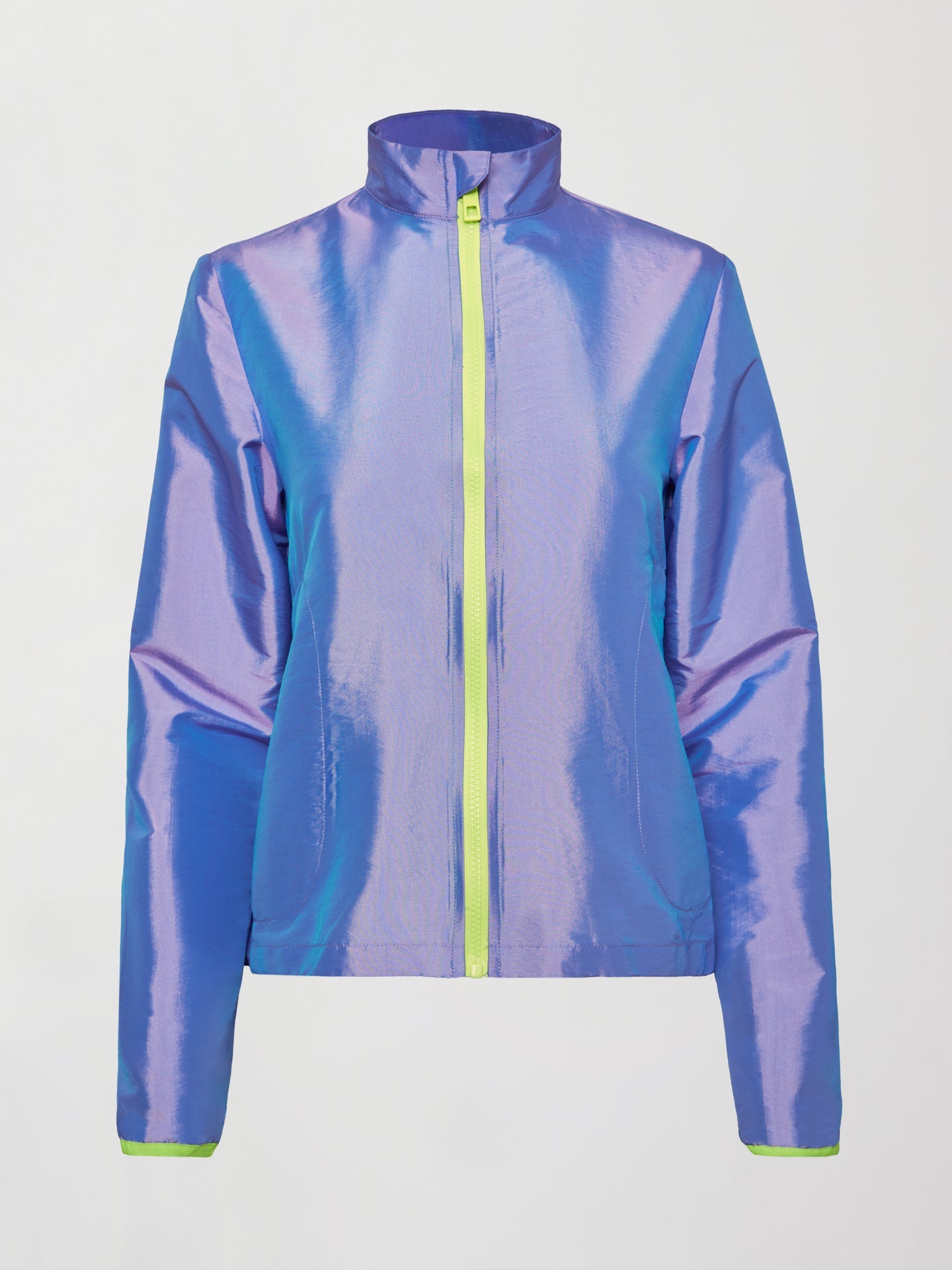 Carbon38 | Iridescent Nylon Jacket - Sweet Lavender/ Acid Lime