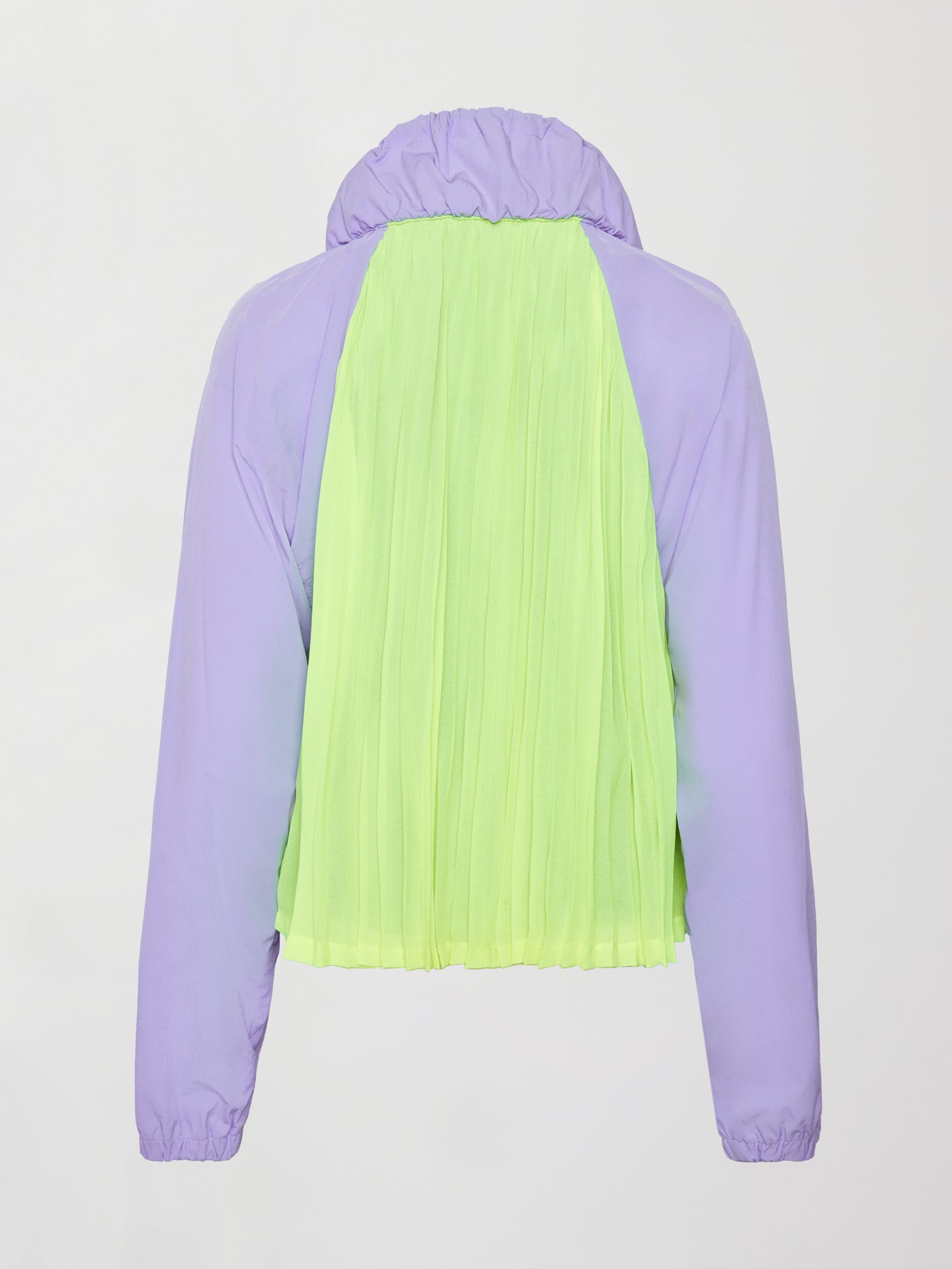 Carbon38 | Pleated Back Running Jacket - Sweet Lavender / Acid Lime