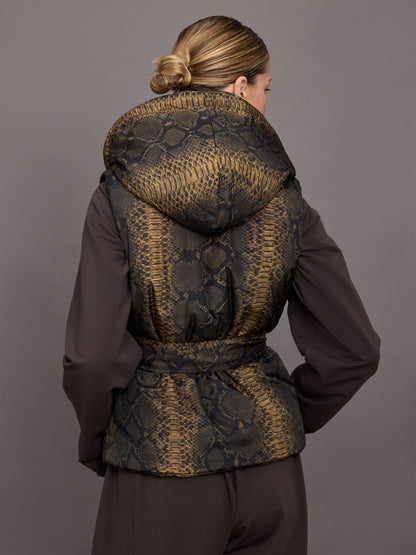 Carbon38 | Hooded Sleeveless Sleeping Bag Vest - Python
