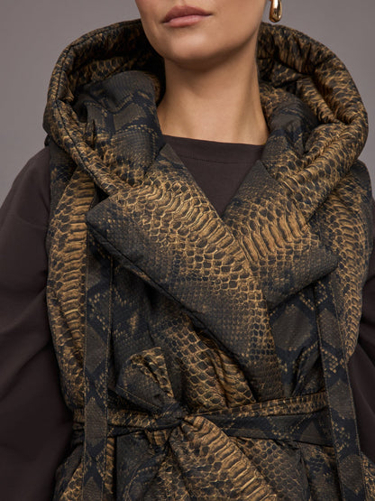 Carbon38 | Hooded Sleeveless Sleeping Bag Vest - Python