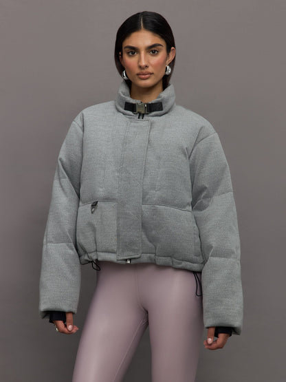 Carbon38 | Hallie Mae Puffer - Grey Marl