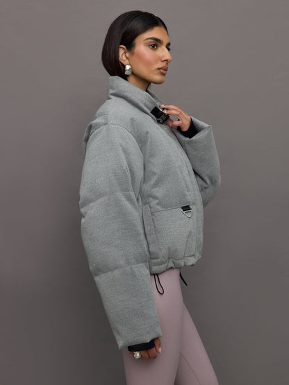 Carbon38 | Hallie Mae Puffer - Grey Marl