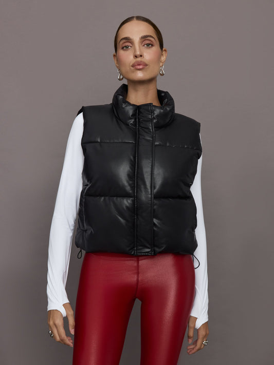 Carbon38 | Quilted Puffer Vest - Black