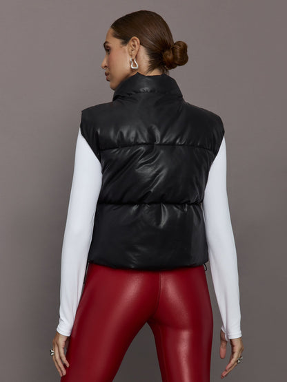 Carbon38 | Quilted Puffer Vest - Black