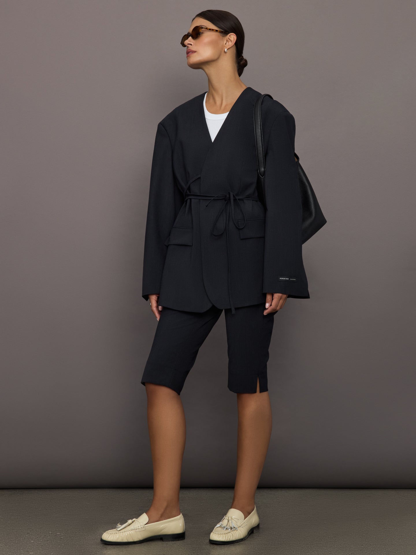 Carbon38 | Yago Blazer - Navy Pinstripe