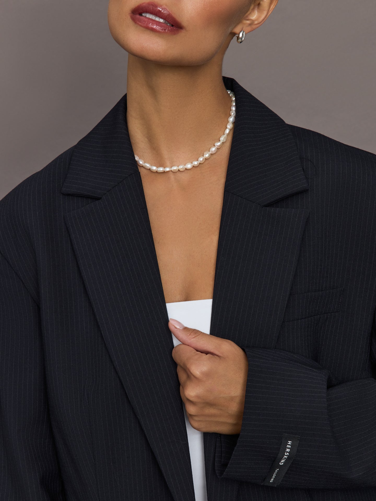 Carbon38 | Yago Blazer - Navy Pinstripe