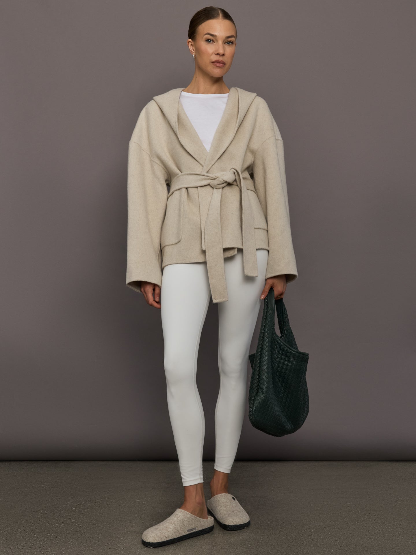 Carbon38 | Lyndi Hoody Coat - Creme