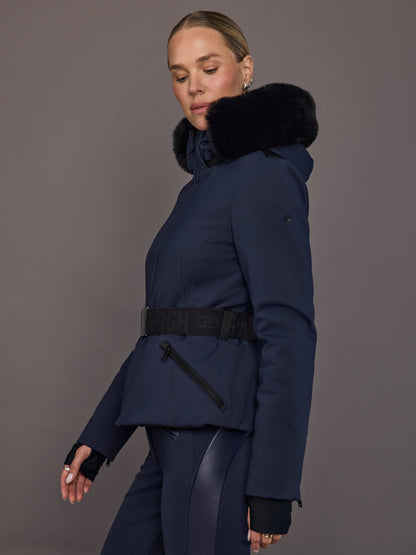 Carbon38 | Hida Ski Jacket Faux Border - Navy