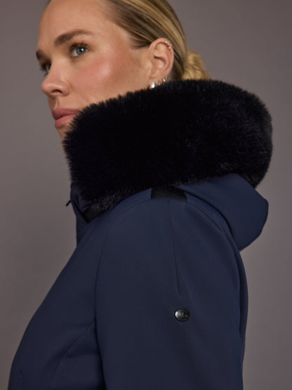 Carbon38 | Hida Ski Jacket Faux Border - Navy