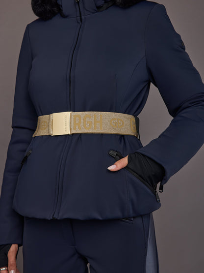 Carbon38 | Hida Ski Jacket Faux Border - Navy