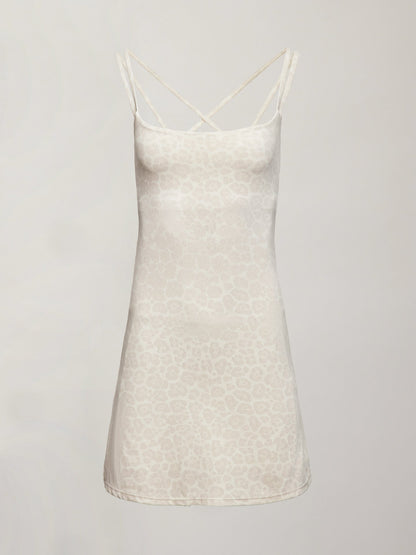 Carbon38 | Strappy Dress in Melt - Snow Leopard