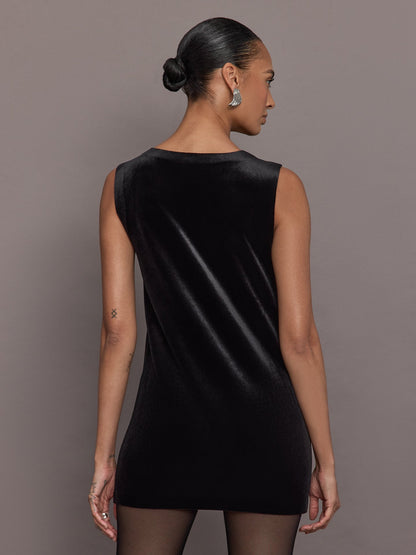 Carbon38 | Sleeveless Mini Dress - Black