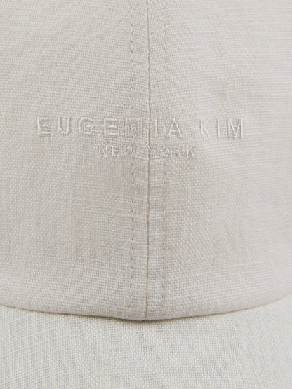 Carbon38 | Lo Linen Baseball Cap - Optic White Linen