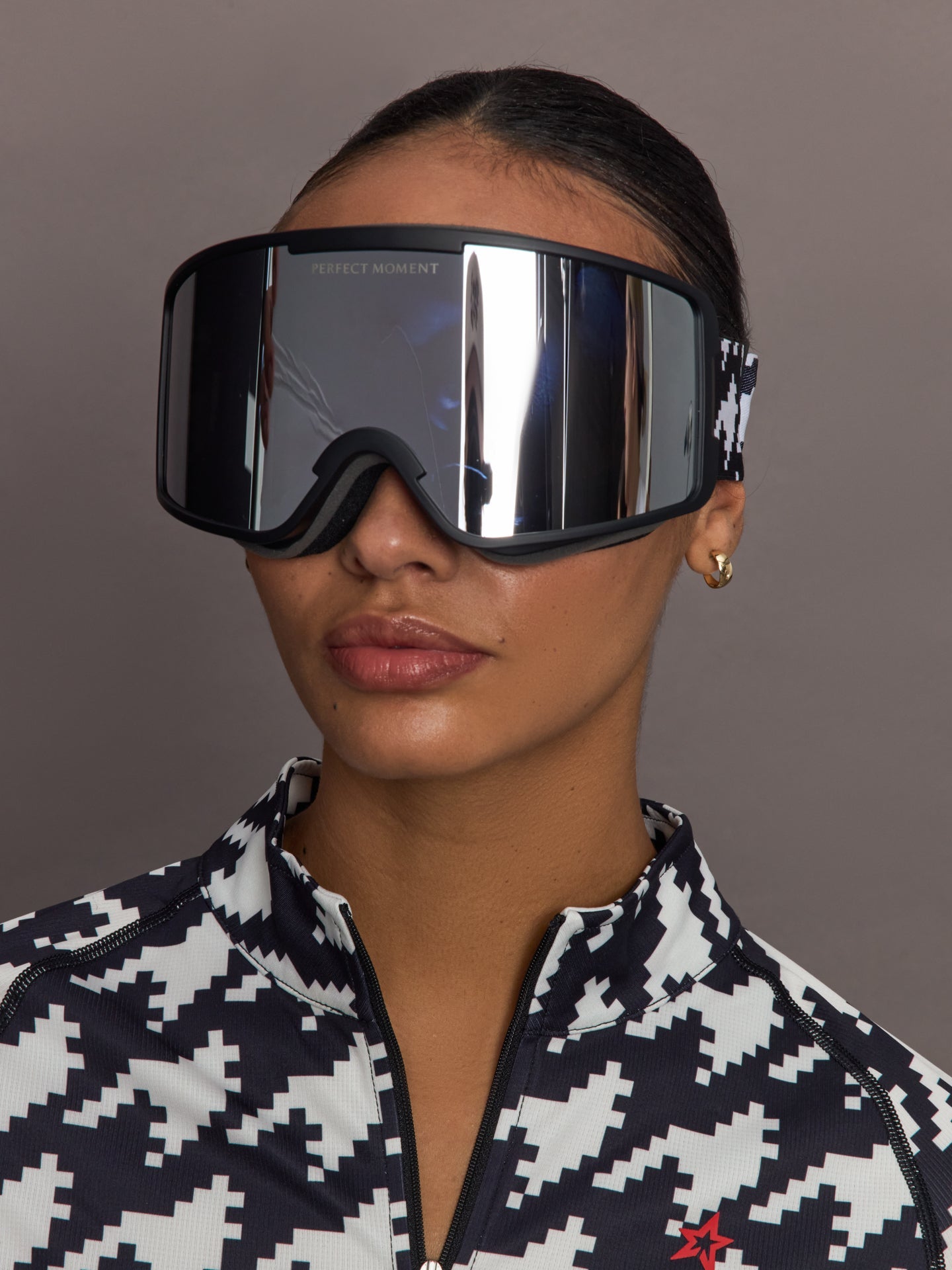 Carbon38 | Goggles - B&W Houndstooth