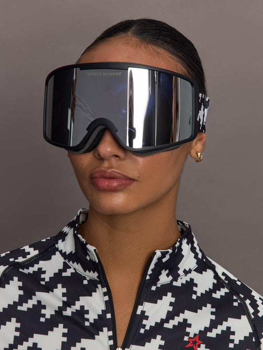 Carbon38 | Goggles - B&W Houndstooth